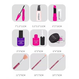 "Juguete de Maquillaje de Belleza Para Niña Rosa "
