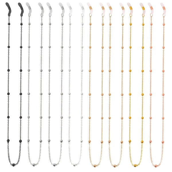 KEYRI 8 Pcs Cord Lanyard Glasses Sunglasses Eyeglass Chain Long