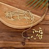 120in Ceiling Fan Pull Chain, 3mm Premium Metal Light Roller