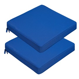 JMGBird 19x19 Outdoor Chair Cushions Set of 2 Waterproof Outdoor Seat Cushions 3-Year Color Fastness Outdoor Cushions for Patio Furniture