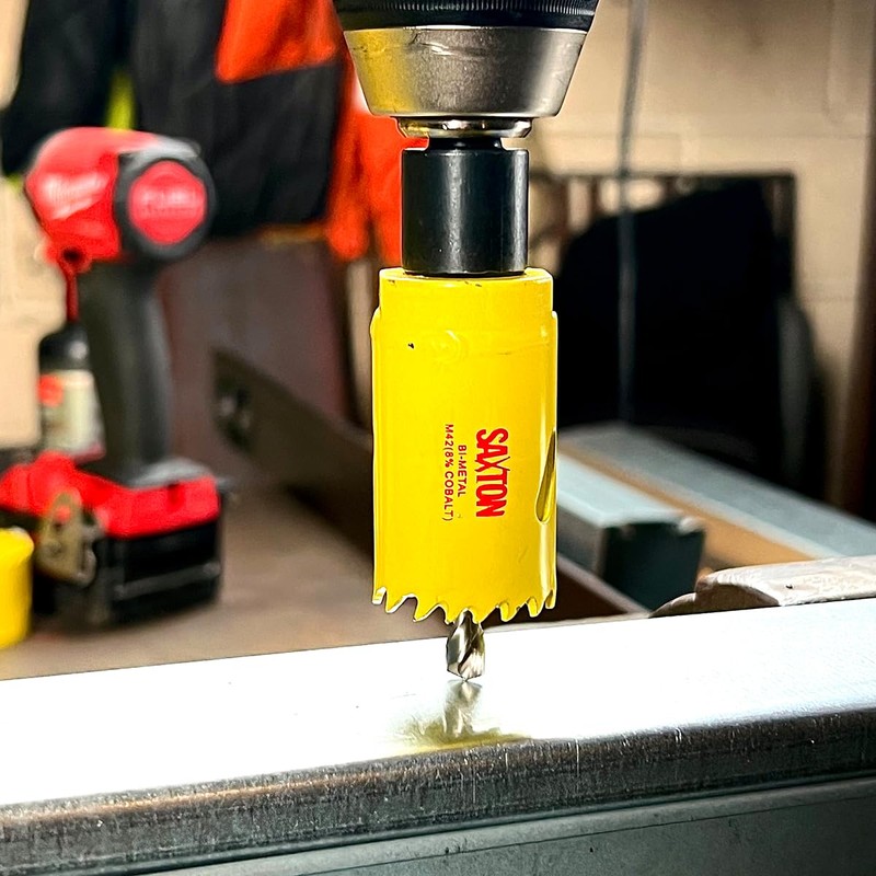 Saxton HSS Hole Saw Cutter M42 Bi-Metal 8% Cobalt Heavy