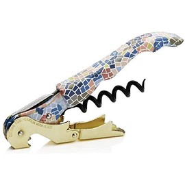 PULLTAP'S GENUINE Trencadís 500 | Cavatappi da cameriere per uso professionale con design stile Gaudí - Made in Spagna - Include doppia leva articolata, coltello tagliapsule e apribottiglie