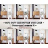 YIIBAII Cortinas de cuerda para puerta, cortinas con flecos para