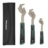 6” 8” 10” Self Adjustable Pipe Wrench Set, Chrome Vanadium