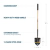 Gemplers Commercial Grade Round Point Shovel with Extended Socket (Wood