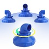 NQEUEPN Pool Jet Nozzle, 360° Swivelling Rotating Pool Inlet Nozzle