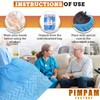 PimPam Factory - (Pack of 100) Non-Slip Plastic Shoe Covers