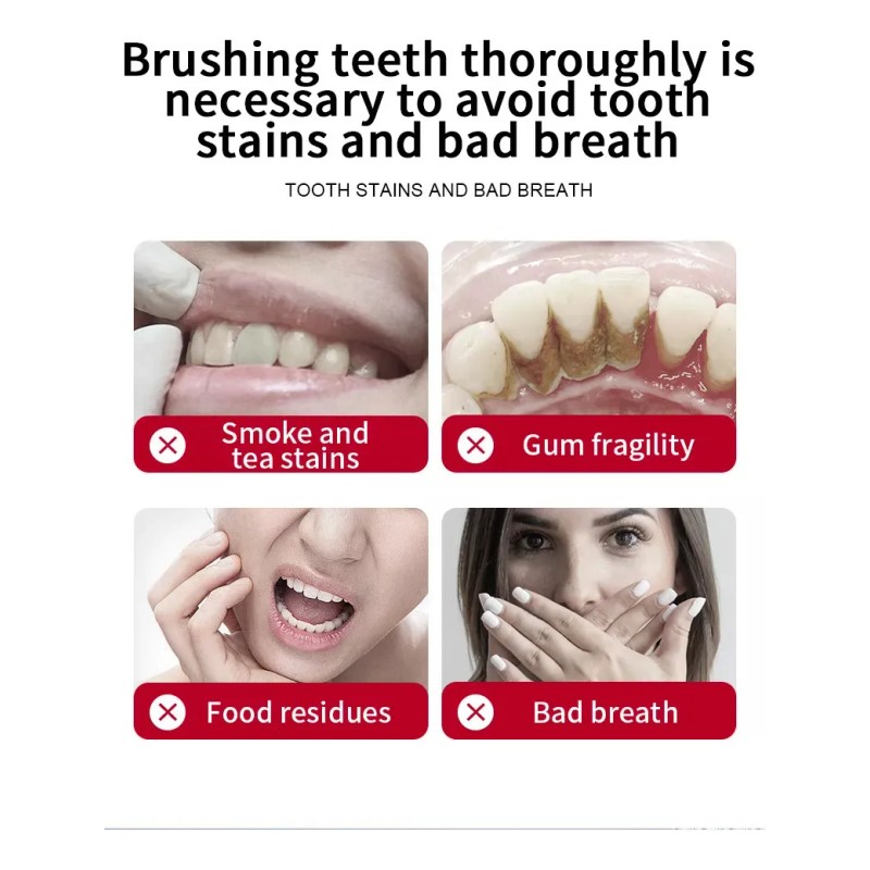 2pcs Sp8 Pasta De Dientes Blanqueadora Cepillos Dentales