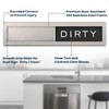 Dishwasher Clean Dirty Sign-Stainless Steel Clean Dirty Magnet for Dishwasher