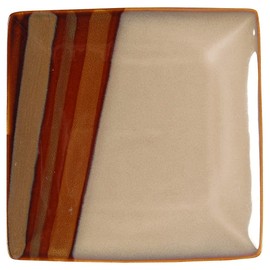 Sango Avanti Brown Square Salad Plate