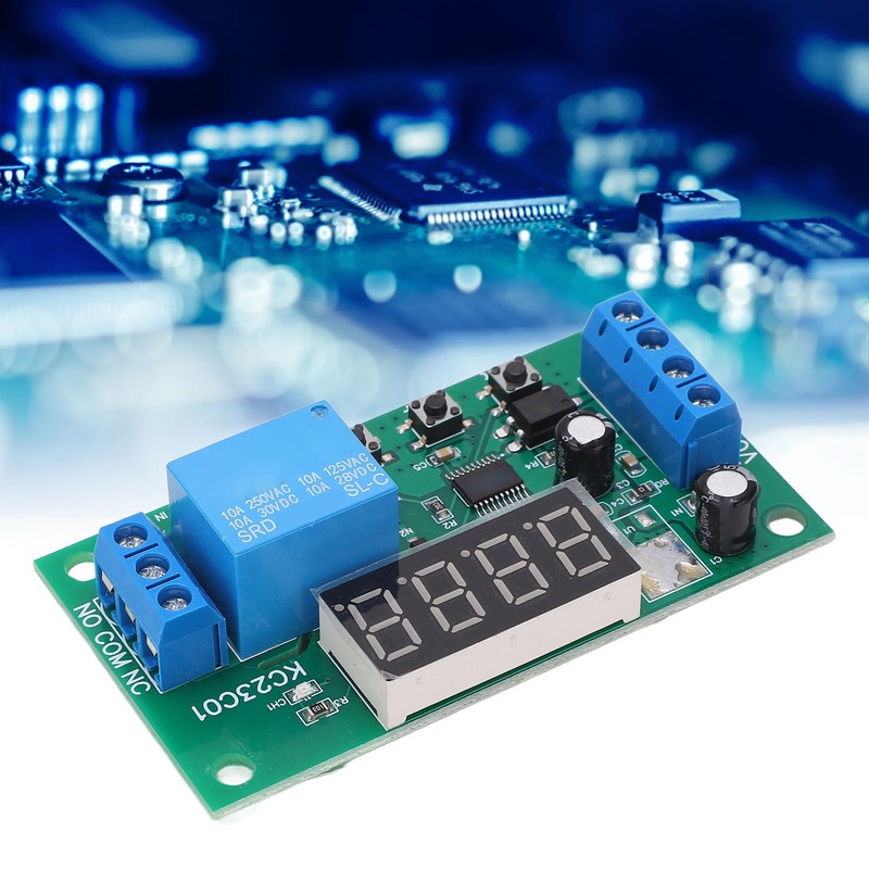 Multifunctional Pulse Counter Relay Board 0.1S to 9999999.9s 0.01s Accuracy