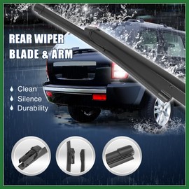 Motoforti Car Rear Windshield Wiper Blade Arm Set for Ford EcoSport 2015-2017 11inch 285mm Long-lasting