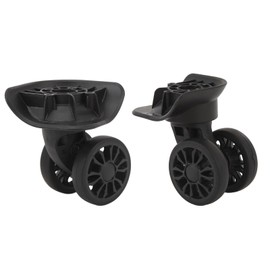 Alomejor Universal Luggage Suitcase Wheels Spare Parts Replacement Double Row Wheels Swivel Wheel