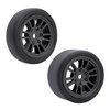 keeda 4Pack Rubber Tires and Wheels, Suitable for Losi Micro