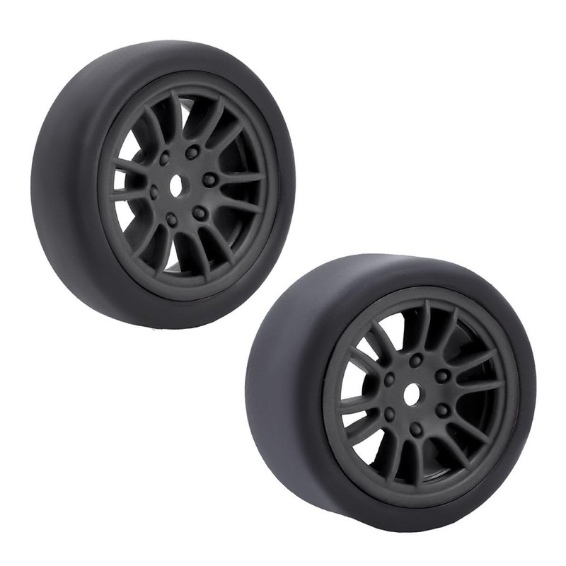 keeda 4Pack Rubber Tires and Wheels, Suitable for Losi Micro