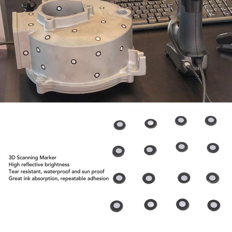 Magnetic 3D Scanning, 150pcs 3D Magnetic Scan Position Targets, Highly