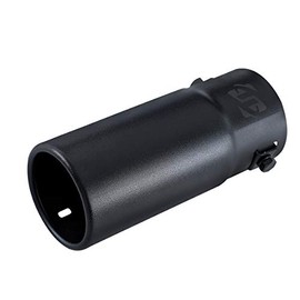Black Exhaust tip - to Fit 1.5 to 2 Inch Exhaust Tail Pipe Diameter- Stainless Steel to give Chrome Effect - Car Muffler Tips