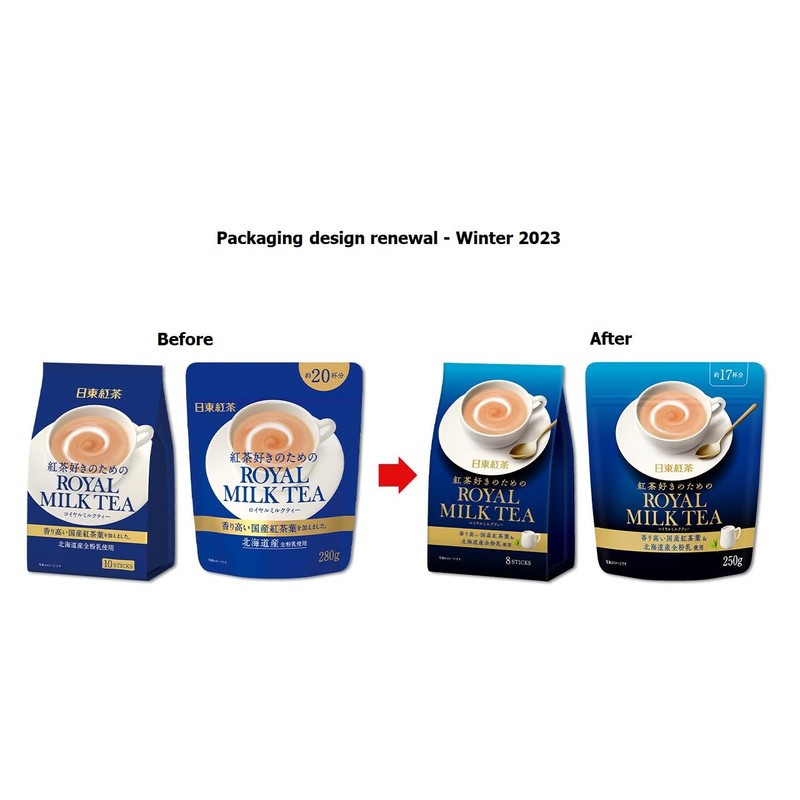 Nittoh Kocha Japanese Instant Royal Milk Tea, 250g