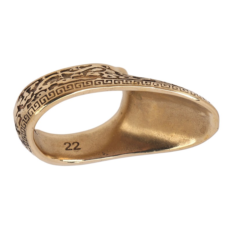 Archery Thumb Rings Good Protection Engraving Pattern Thumb Protector Rings