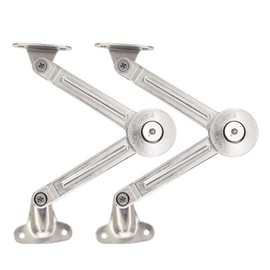 Tuggui Lid Support Hinge Lift Up Stay Buffer Damper Soft Close for Kitchen Cabinet Doors Cupboard 2 Pieces