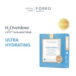FOREO - Máscara activada por Ufo (6 unidades), H2Overdose, 1 pieza