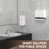 anydry 200-Sheet Wall-Mounted Paper Towel Dispenser, Fits Multi-Fold Towels up