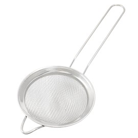 Piutouyar 8cm/3.15" Fine Mesh Strainers, Stainless Steel Kitchen Strainers, Heavy Duty Sieve Fine Mesh Colander Sieve Sifters Metal Colander for Sifting Flour, Pastas, Rice, Fruits, Tea