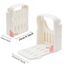 HYAM Bread Slicer, Adjustable Bread/Roast/Loaf Slicer Cutter,Folding Bread Toast Slicer