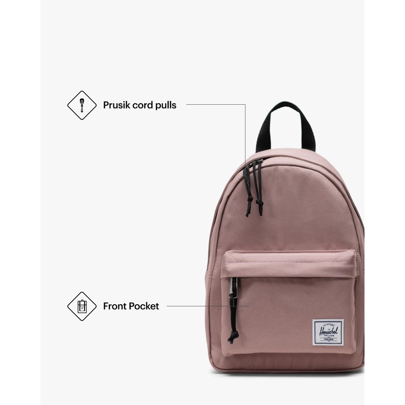 Herschel Supply Co. Herschel Classic Mini Backpack, Ash Rose, One