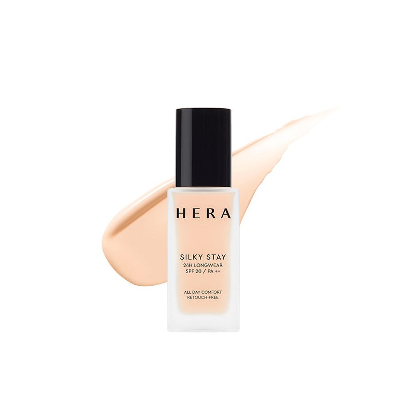 HERA Silky Stay Foundation 24h Longwear - 19N1 Light Vanilla