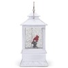 Roman 133510 Led Swirl Lantern Cardinal Tree, 8.5 inch, Grey