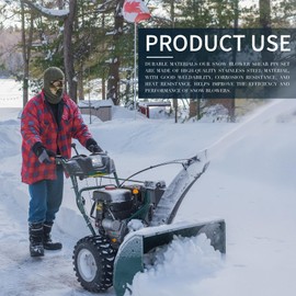 CFWMXG (6 Pack) 707555 Snow Blower Kit-Shear Pin, Auger 1696574-01 - C950-10329-0 Craftsman 9.5 TP 24" Dual Stage Snowthrower, Compatible with Craftsman Dual Stage Snowthrower