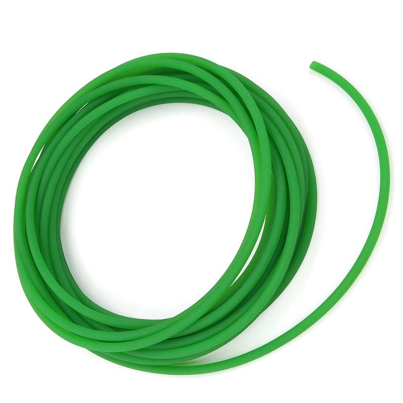 Akozon Polyurethane Round Belt, Green Rough Surface PU Polyurethane Round