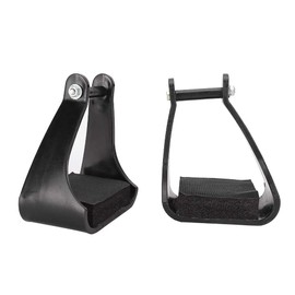 Horse Stirrups, Pom Plastic Riding Stirrups Safety Stirrups Western Stirrups English Stirrups Riding Stirrups High Strength Stirrups Riding Safety Saddle for Saddle, 1 Pair