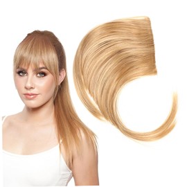 WOONEKY Clip in Bang Hair Piece Comfortable Faux Bangs for Women Easy Application Hair Accessory Lightweight for Instant Styling and Fashionable Look