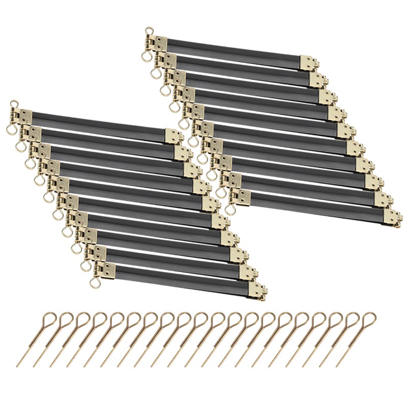 20Pcs Purse Flex Frame Internal Metal Retro DIY Coin Bag