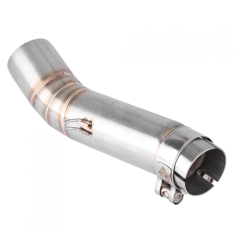 KIMISS Stainless Steel Motorcycle Exhaust Centre Pipe Link Connect for
