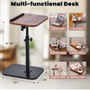 C Table End Table Adjustable Height,Laptop Table for Couch、Bed、Reading Nook,C