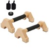 Venbytech for Calisthenics Wood Parallettes Bars, Wood Push up Bars