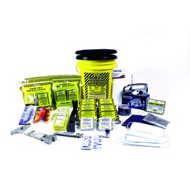 Deluxe Emergency Kit w/ Honey Bucket - 4 Person - KEX4P