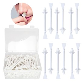 80Pcs Nose Waxing Sticks– Professional Nasal Hair Removal, Hair Wax Applicator with Disposable Spatulas for Nostril Cleaning, Applicators Pain-Free Waxing at Home