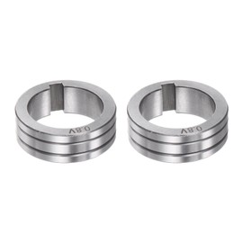 sourcing map 2pcs Mig Welder Wire Feed Drive Roller 30mm x 22mm x 10mm x 4mm Keyway Width Roll Parts Replacement U Groove 0.03"-0.04"