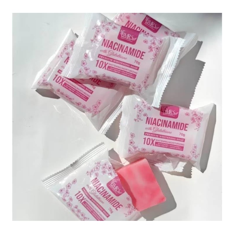 5X BMRS Niacinamide Soap with Glutathione 70g