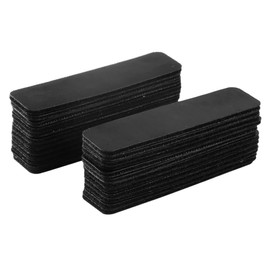 FGY 24 Sets Hook and Loop Tape with Adhesive, Double Sided Adhesive Hook and Loop Straps, Hook Loop Fasteners for Home Office Garage Workshop (Black 1X4" - 24Set)