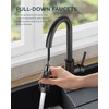 FORIOUS Kitchen Faucets with Pull Down Sprayer, Oil Rubber Brown,