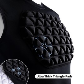 Legendfit Adult Baseball Football Chest Rib Protector Padded Shirt Softball Heart Guard