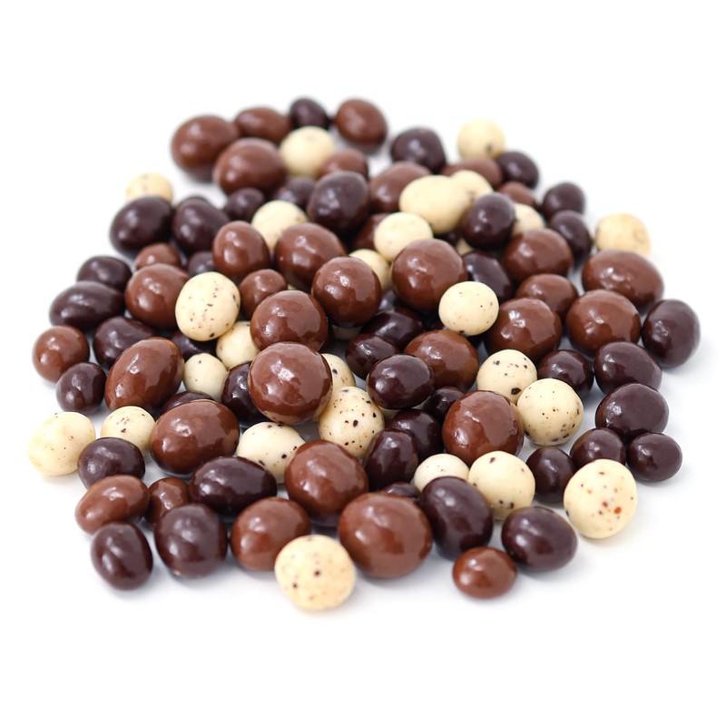 Liberty Bell Chocolate Covered Espresso Beans Tri-Color Blend Candy, 15