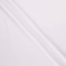 Mook Fabrics Minky Fleece Solid, White Cut by The Yard