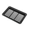 X AUTOHAUX 19X12cm Rectangular Black RV Air Vent Panel Ventilation