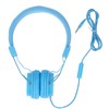 3.5mm Wired Headset with Mic Stereo Foldable Adjustable Headband Inline